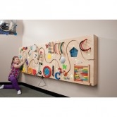 Got Special Kids|  3 Interactive panels made of Baltic Birch that offer tactile, visual and sound sensations resulting in a great way to offer multiple options sensory input.