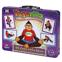 Got Special KIDS|Yogarilla Exercises and Activities 55 Card Yoga Deckoffers The 55 yoga poses and 110 activities in this oversized, colorfully illustrated 6" x 8" card deck help children understand how their bodies and minds work together.