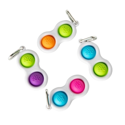 Got Special Kids | Fat Brain Simpl Dimpl Keychain Fidget is a Unique key chain featuring silicone fidget buttons