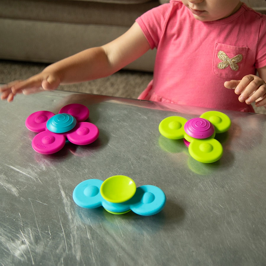 Fat Brain Whirly Squigz - Fun Little Spinners