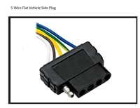 5 Wire Flat Vehicle Side Plug