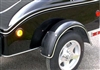 Fender Bra for pull behind motorcycle cargo trailers