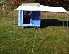 L Shaped Awning time out camper
