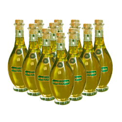 Case of Large Olive Oil Bottles