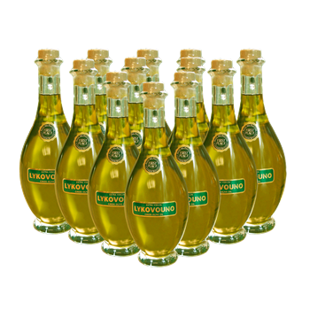 Case of Large Olive Oil Bottles