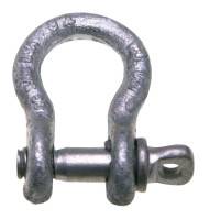 CAMPBELL-419 1/4 1/2T ANCHOR SHACKLE W/SCREW PIN CARBON