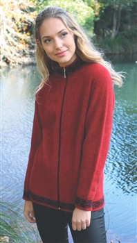 Lothlorian - KORU - cardigan red