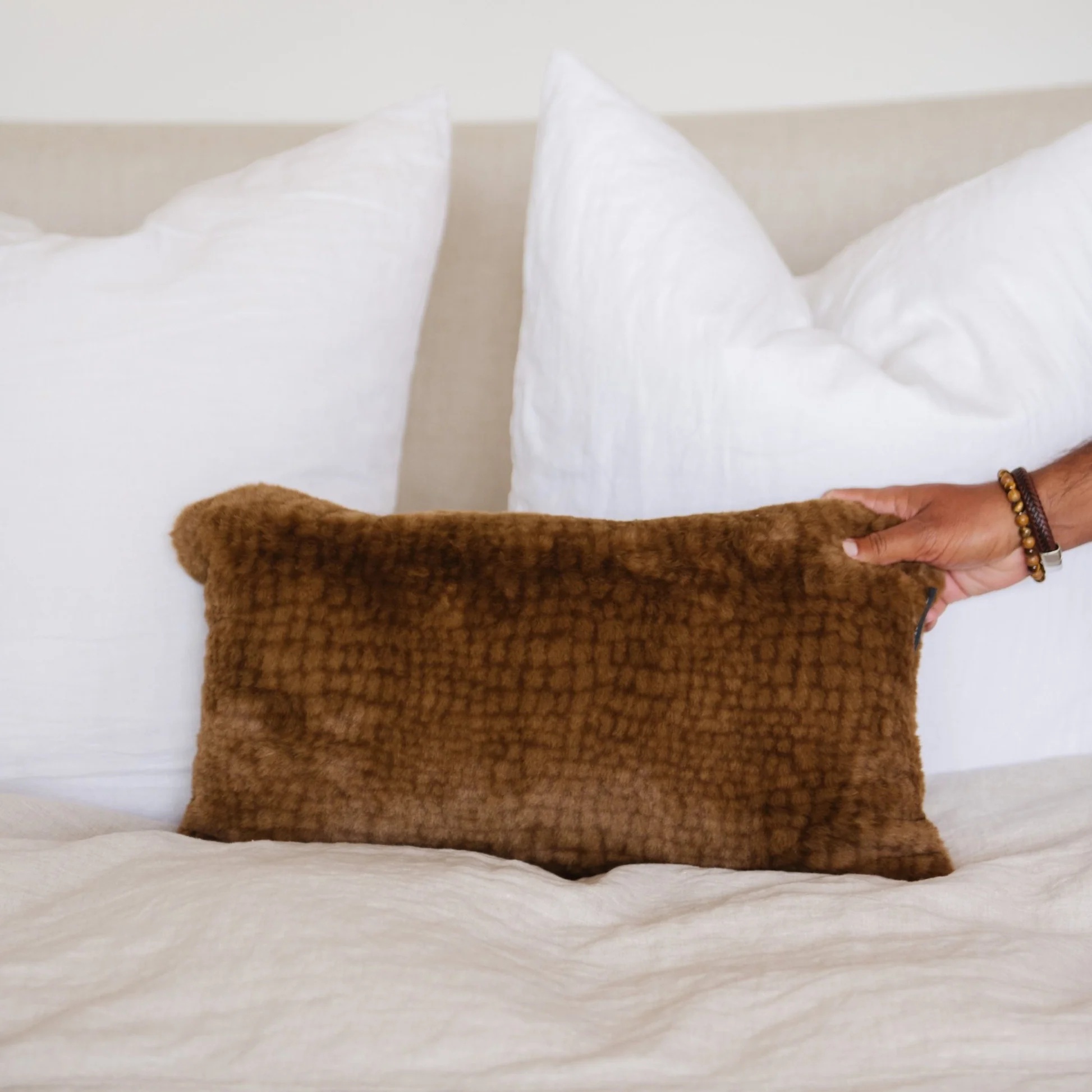 Grand Faux Fur 12" x 20" Pillow Cover