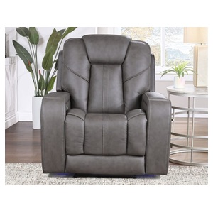 Daniel Triple Power Immersive Entertainment Leather Recliner with Built-in Speakers