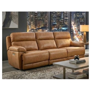 Gatlin Leather Dual-Power 3-Piece Reclining Sofa