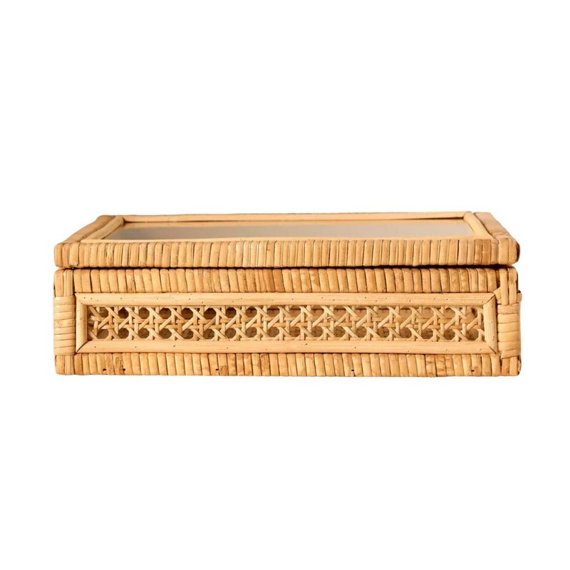 Rattan Tile Box