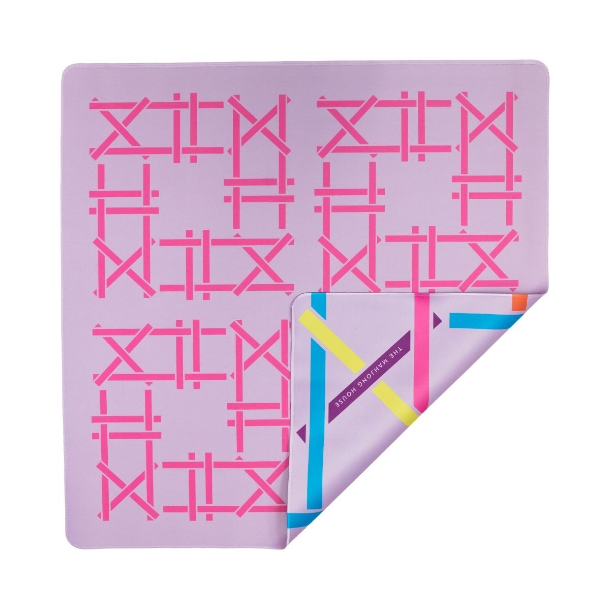 Lilac Trellis Double-Sided Mahjong Mat