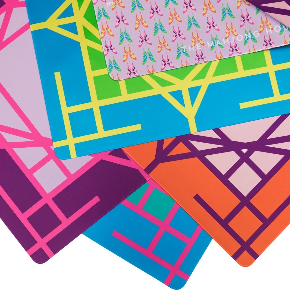 Plum Garden Double-Sided Mahjong Mat