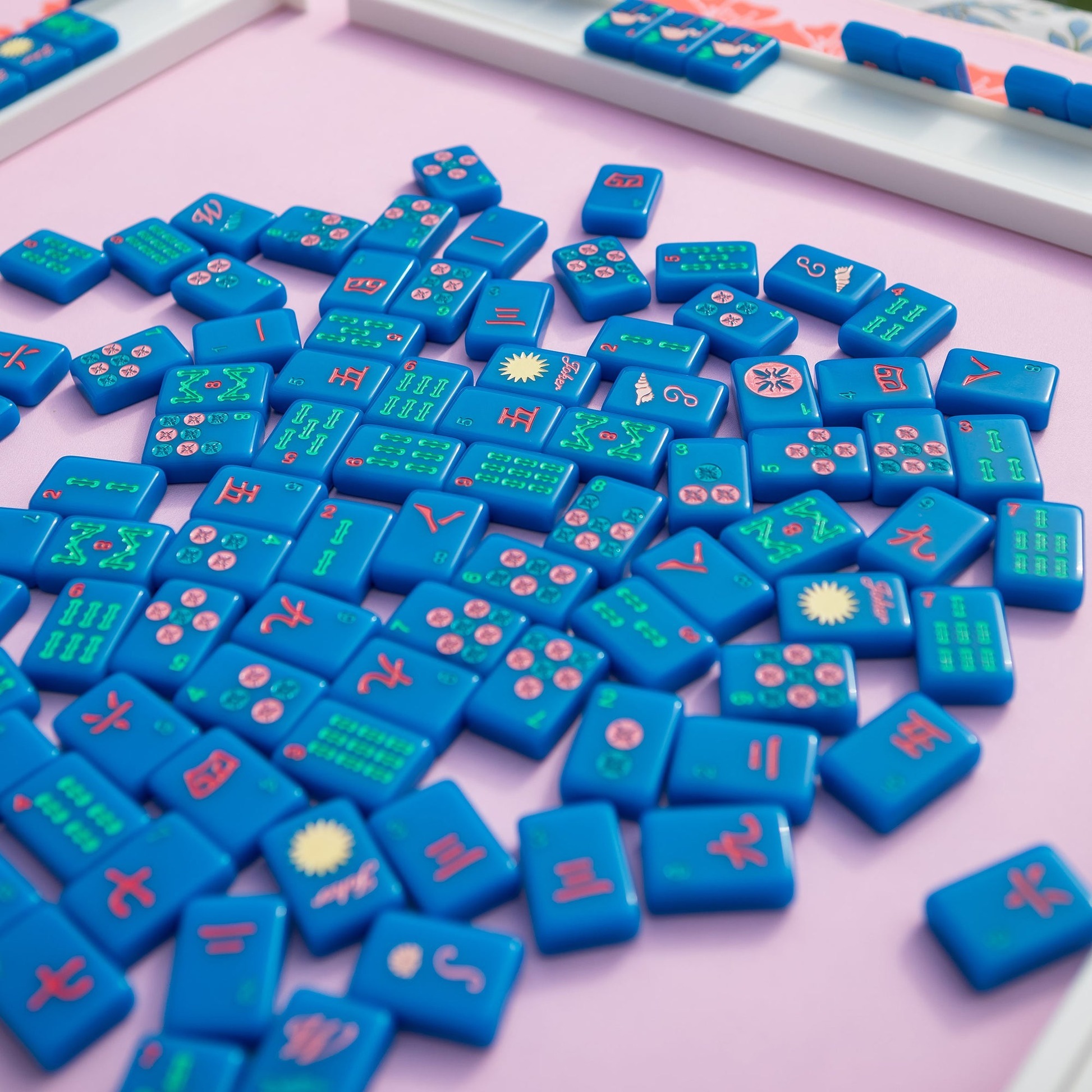 Blue Island Mahjong Tiles