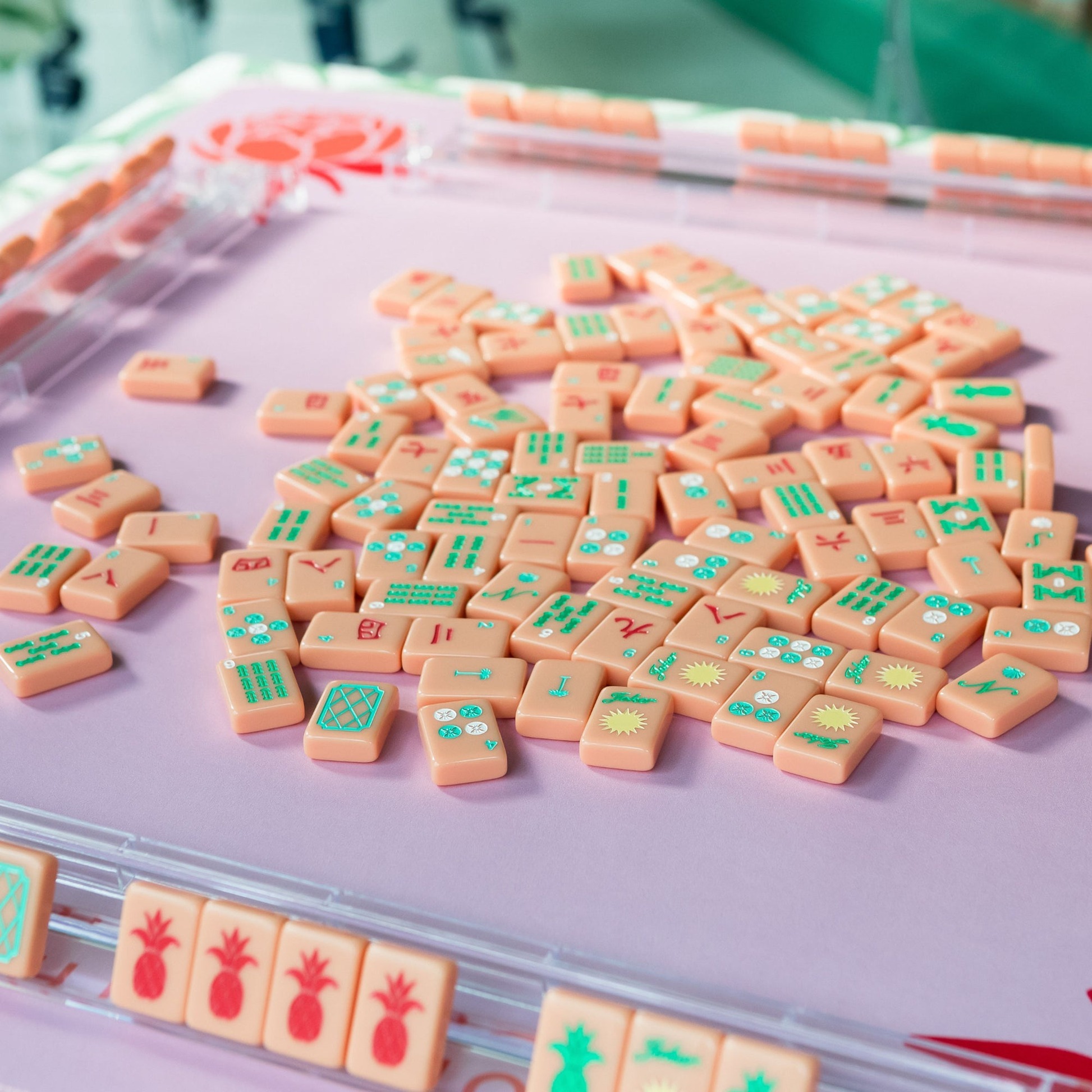 Salmon Island Mahjong Tiles