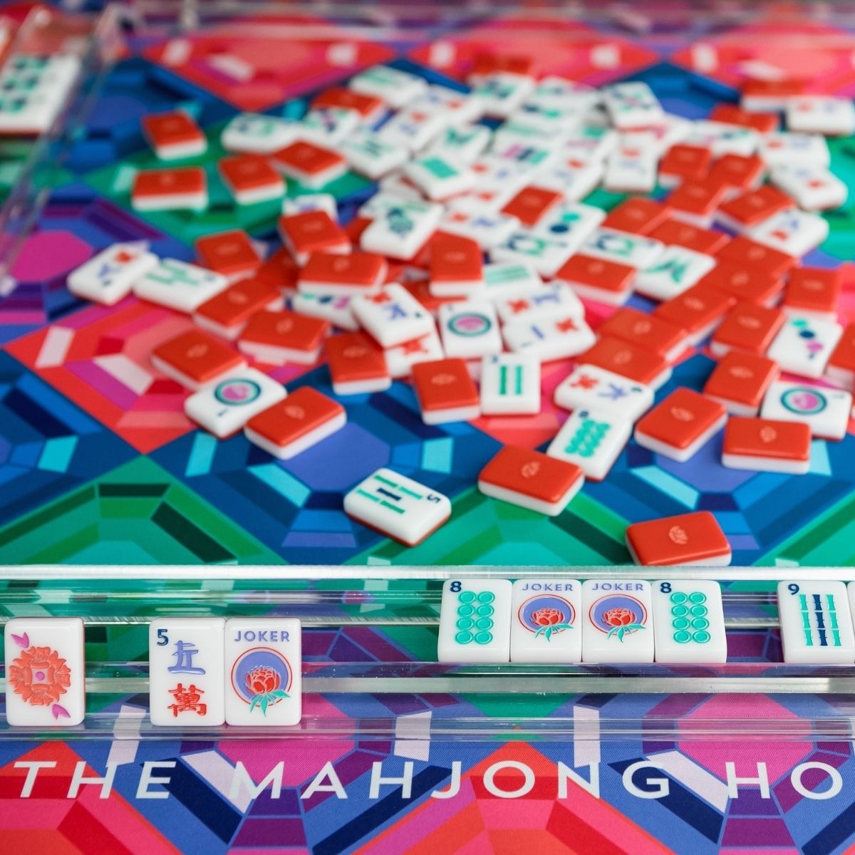 Ruby Gem Double-Sided Travel Mahjong Mat