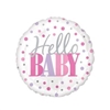 Hello Baby Balloon - Pink