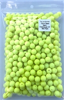 10mm Neon Chartreuse UV  Bead/500 Pack