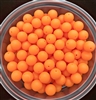 12mm Round Bead/Neon Orange UV/100 Pack