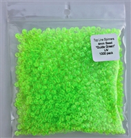 4mm Bead/"Guide" Green (chartreuse) UV/1000 pack