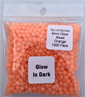 4mm Bead/Glow Orange/1000 pack