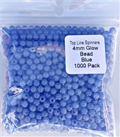 4mm Bead/Glow Blue/1000 pack
