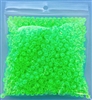 Size 5mm Round Bead/Clear "Guide" Green/1000 Pack