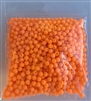 Size 5mm Round Bead/Neon Orange UV/1000 Pack