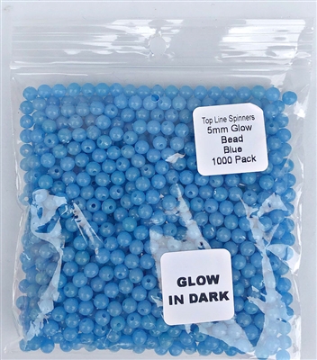 5mm Bead/Glow Blue/1000 pack