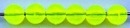 Size 6mm Round Bead/Chartreuse/100 Pack