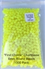 Size 6mm Round Bead/Chartreuse/1000 Pack