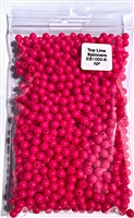 Size 6mm Round Bead/Opaque Neon Pink UV/1000 Pack
