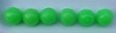 Size 6mm Round Bead/Green Glow/100 Pack