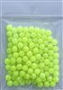 Size 6mm Round Bead/Chartreuse Glow/100 Pack