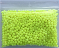 6mm Chartreuse Glow (Luminous) Bead/1000 Pack