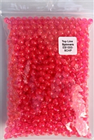 8mm Clear Hot Pink UV Bead/1000 Pack