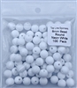 Size 8mm Round Bead/Neon White /100 pack