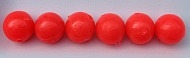 Size 8mm Round Bead/Glow Bead--Red/100 pack