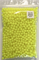 8mm Chartreuse Glow (Luminous) Bead/1000 Pack