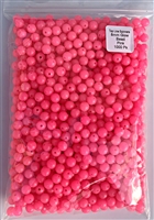 8mm Pink Glow (Luminous) Bead/1000 Pack