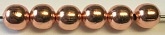 8mm  Bead/Hollow Copper/50 pack