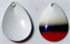 # 3.5 Colorado Blade/White w/Red & Black Tip/aka "Mamba"/2 Pack