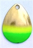 # 3.5 Colorado Blade/Brass w/Lemon Lime Tip/2 Pack