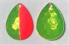 # 3.5 Colorado Blade Strobe Series/Candy Chartreuse/Flame Red 50-50/2 Pack
