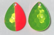 # 3.5 Colorado Blade Strobe Series/Candy Chartreuse/Flame Red 50-50/2 Pack