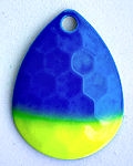 # 3.5 Colorado Blade/Blue w/Chartreuse Tip/Hex Brass Back/2 Pack