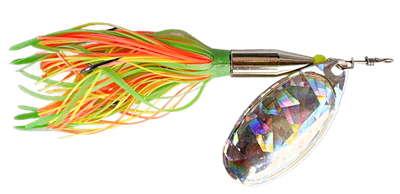1 oz. Conehead Series Spinner/SG Finish w/"Mexican Hat" Skirt/1 Pack