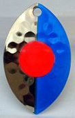 Size 5 FB Series Blade/Hex Nickel/Blue 50-50 w/Red Dot/2 Pack