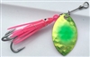 Size 4 FB Series Spinner/Chartruese SG w/Green Dot/Pink Skirt