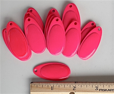 Size 5 French Blade/.032 Gauge/25 Pack/Pink Glow (Luminous)/25 Pack